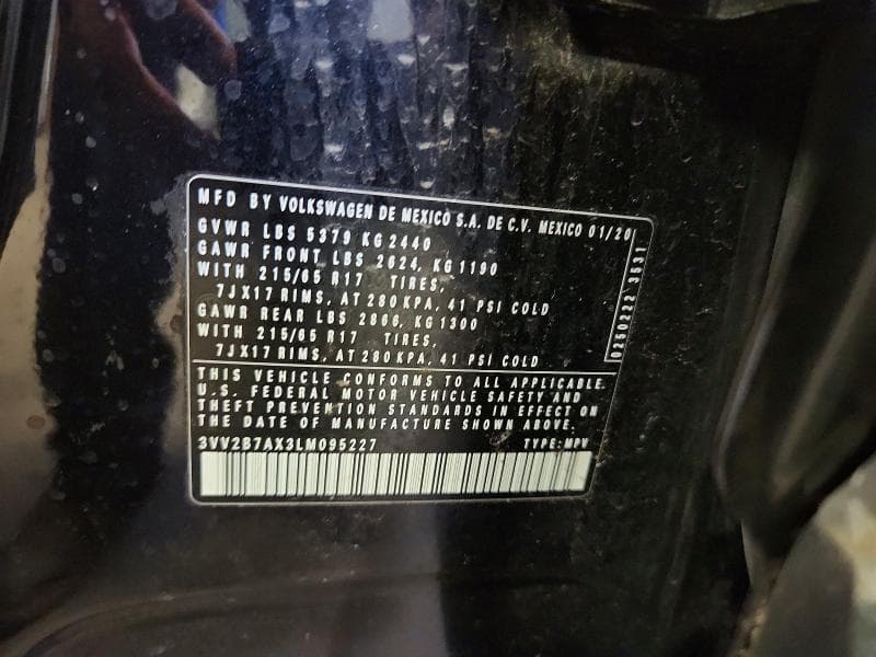 2020 VOLKSWAGEN TIGUAN SE 13
