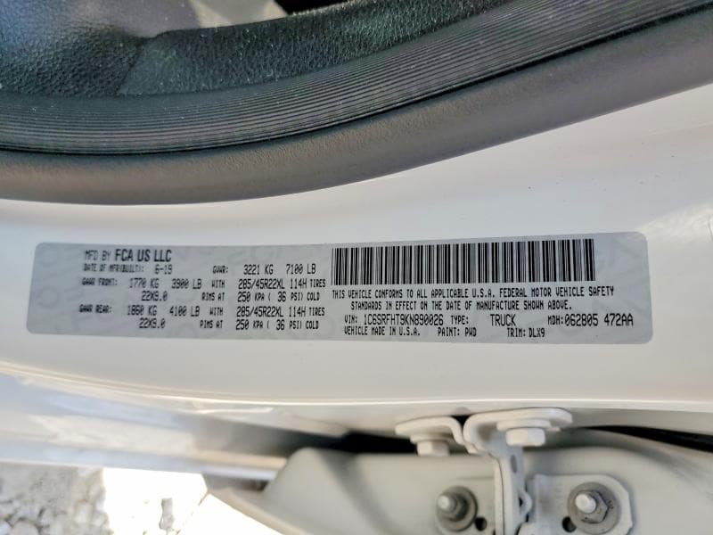 2019 RAM 1500 LIMITED 13