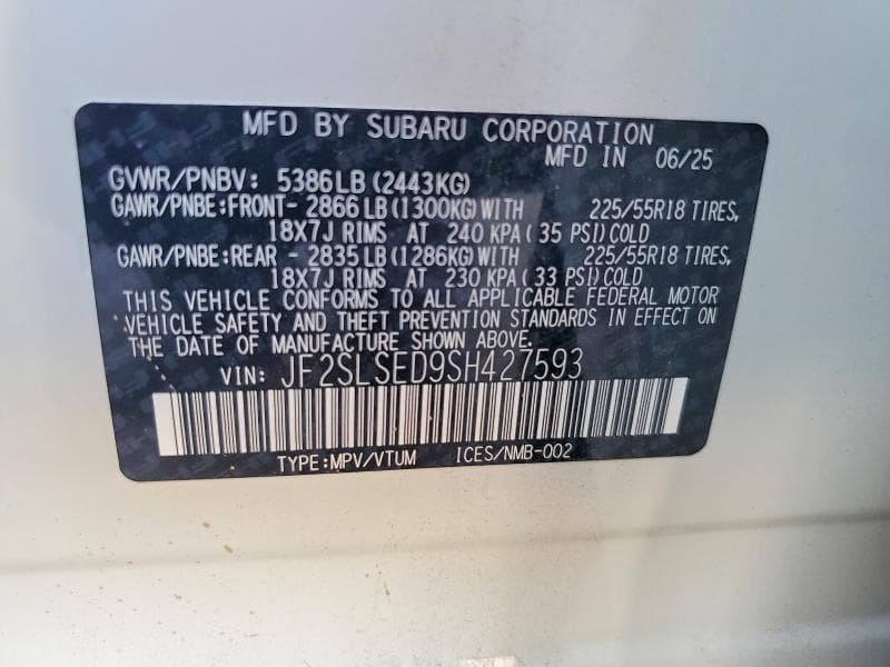 2025 SUBARU FORESTER PREMIUM 13