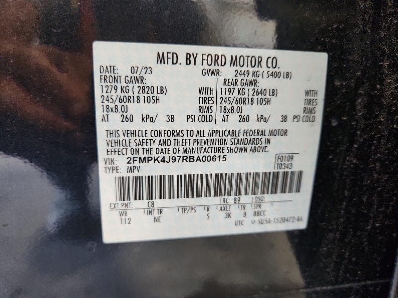 2024 FORD EDGE SEL 13