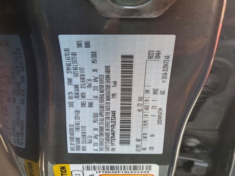 2024 FORD RANGER LARIAT 12
