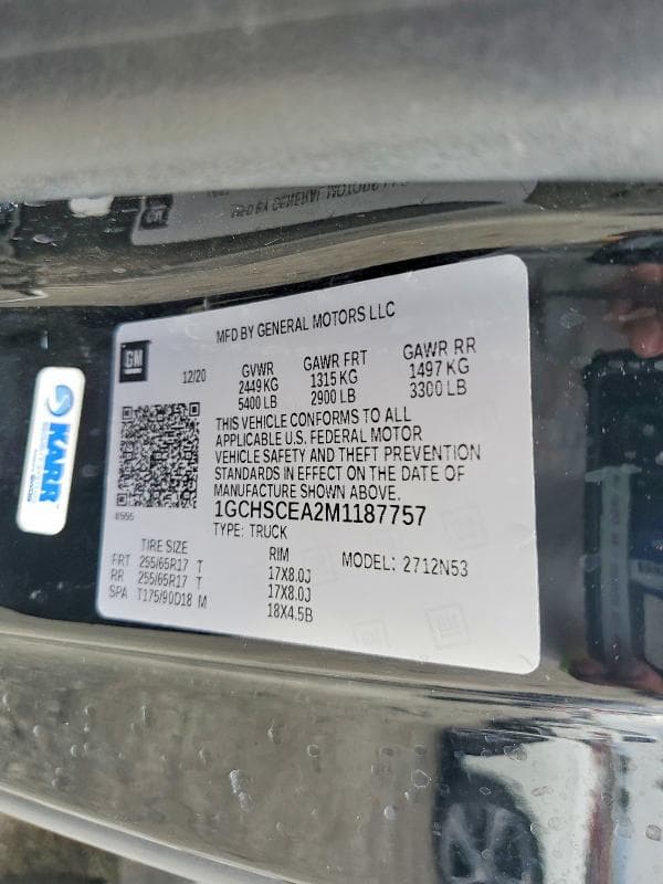 2021 CHEVROLET COLORADO LT 12