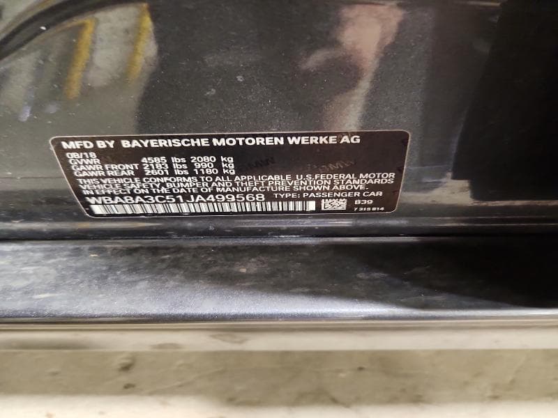 2018 BMW 320 XI 12