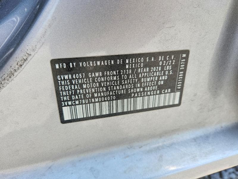 2022 VOLKSWAGEN JETTA S 12