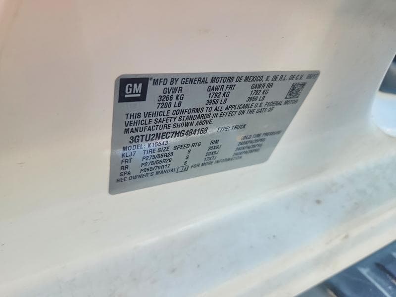 2017 GMC SIERRA K1500 SLT 12