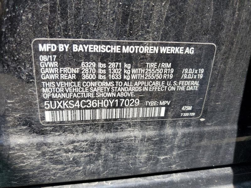 2017 BMW X5 XDRIVE35D 13