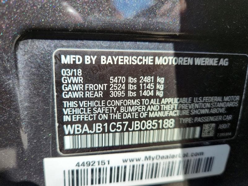 2018 BMW 530XE 12