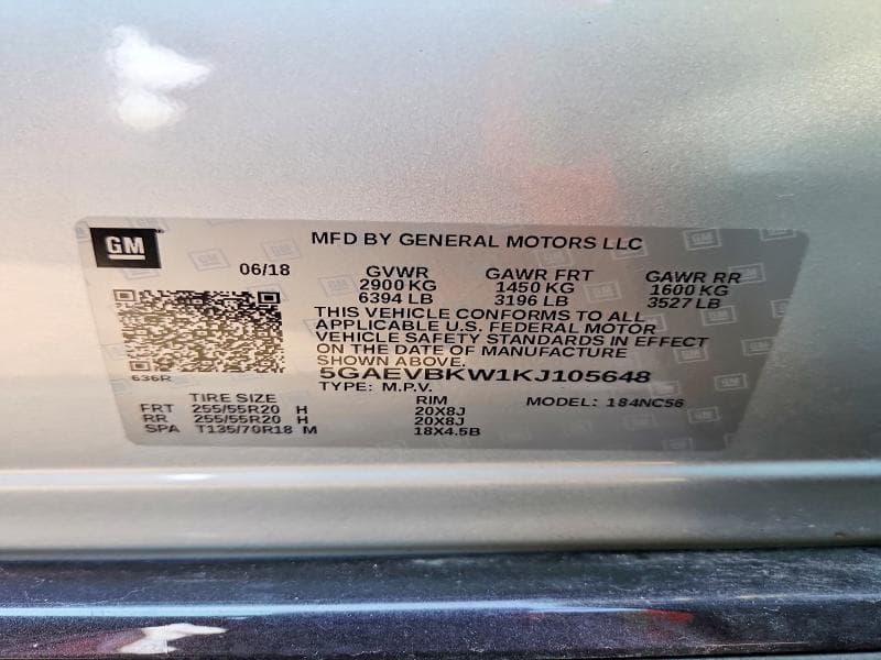 2019 BUICK ENCLAVE PREMIUM 13