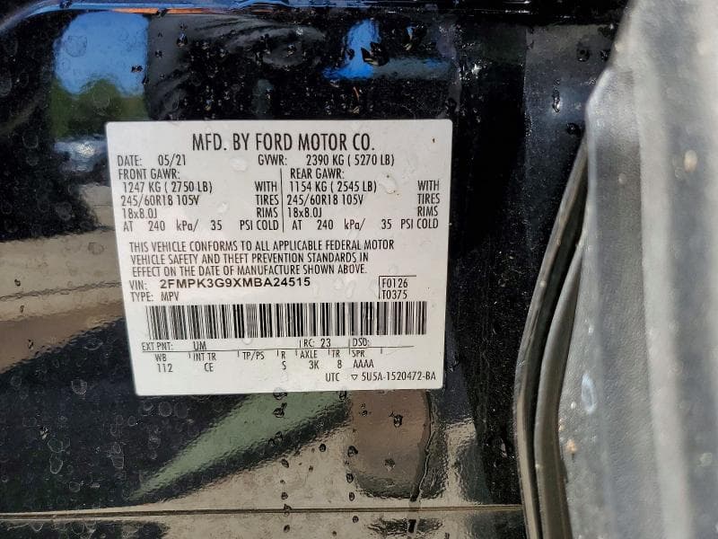 2021 FORD EDGE SE 13