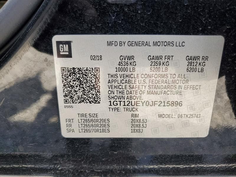 2018 GMC SIERRA K2500 DENALI 13