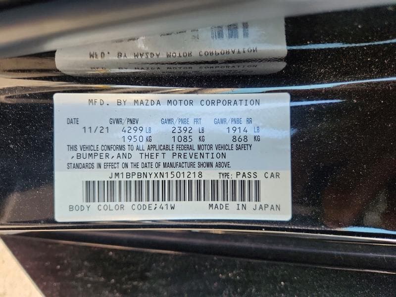 2022 MAZDA 3 PREMIUM PLUS 13