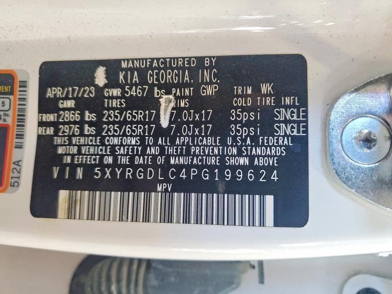 2023 KIA SORENTO LX 13