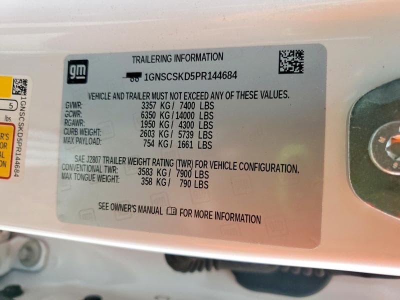 2023 CHEVROLET TAHOE C1500 PREMIER 13