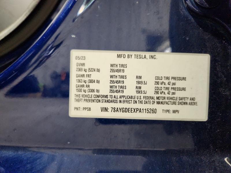 2023 TESLA MODEL Y 12