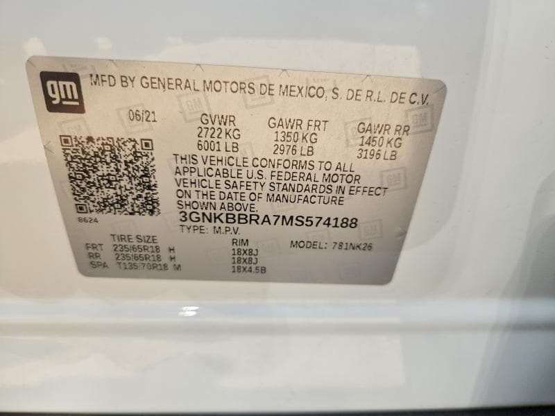 2021 CHEVROLET BLAZER 1LT 14