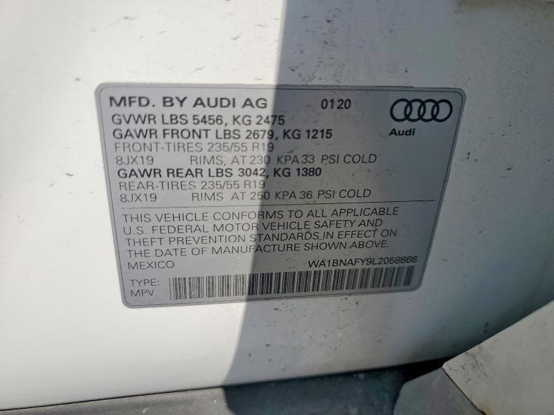 2020 AUDI Q5 PREMIUM PLUS 14