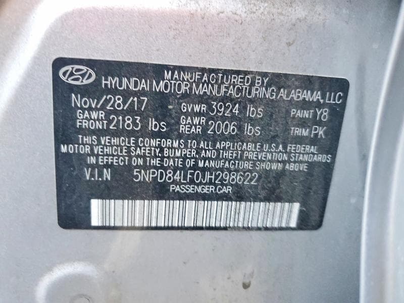 2018 HYUNDAI ELANTRA SEL 13