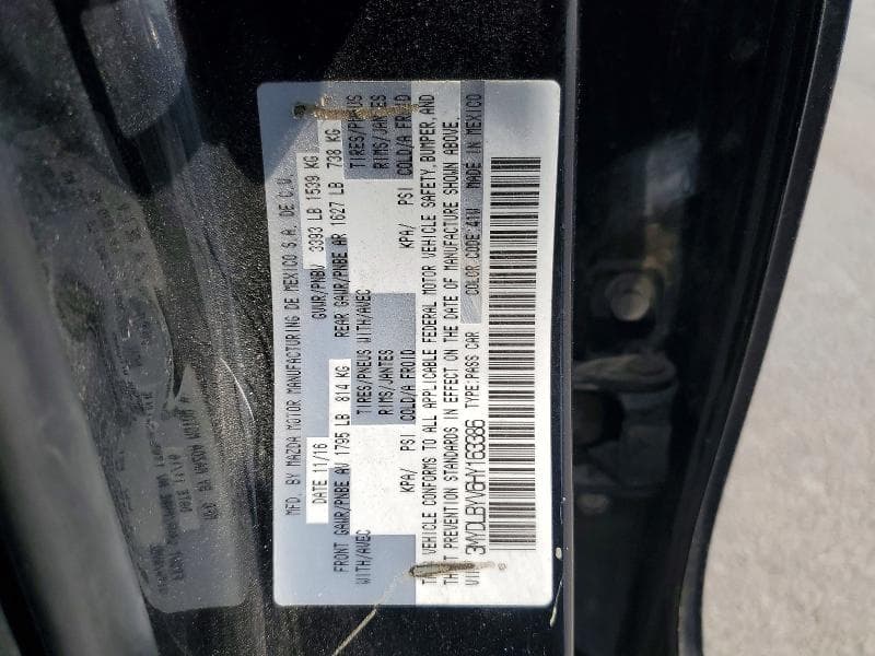 2017 TOYOTA YARIS IA BASE 12