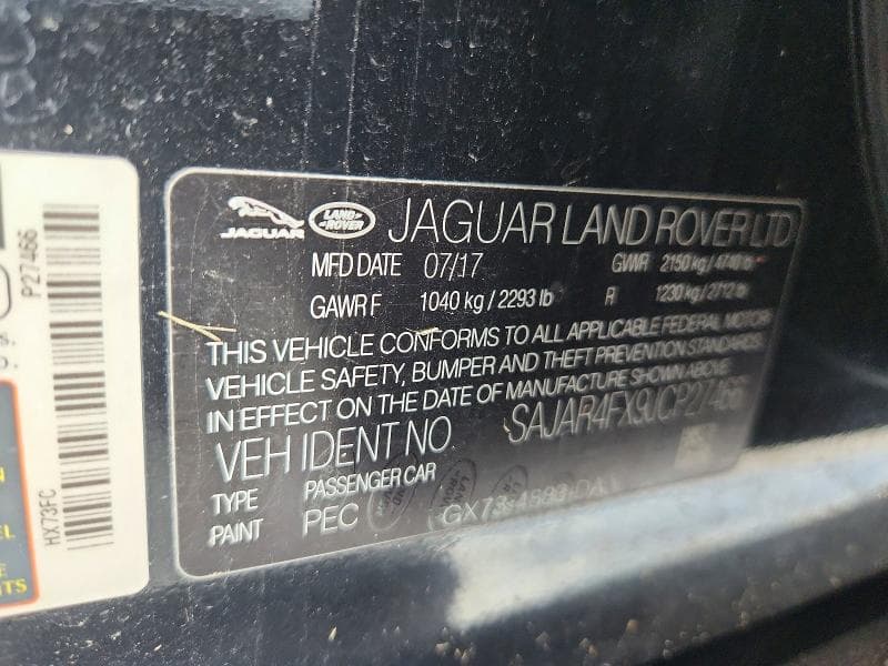 2018 JAGUAR XE 12