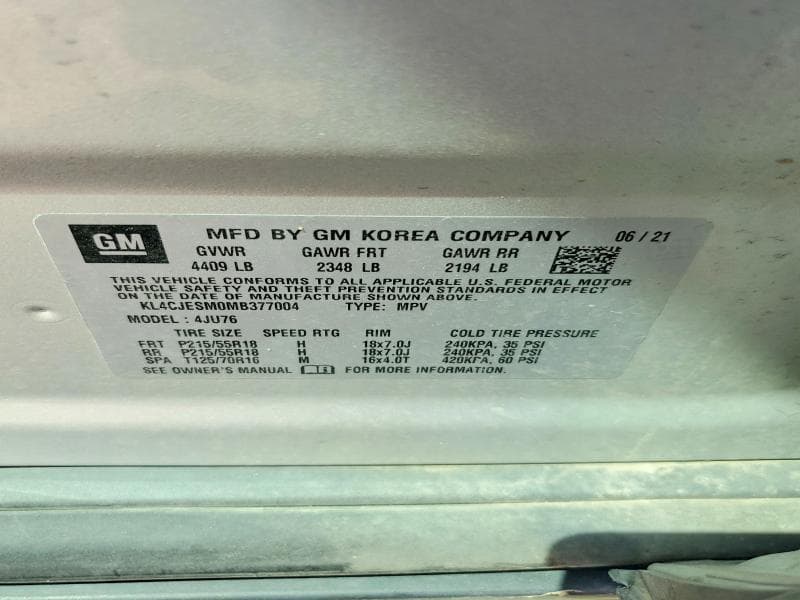 2021 BUICK ENCORE PREFERRED 12