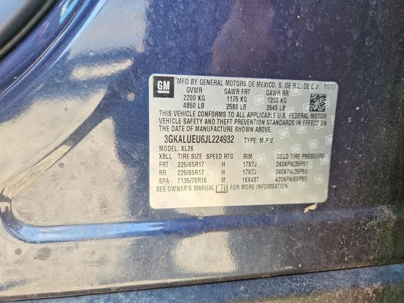 2018 GMC TERRAIN SLE 13