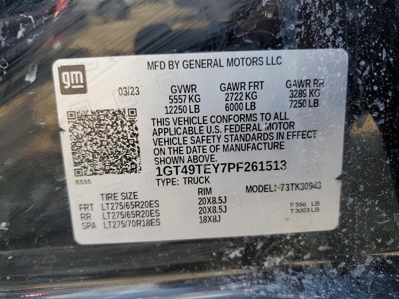 2023 GMC SIERRA K3500 SLE 12