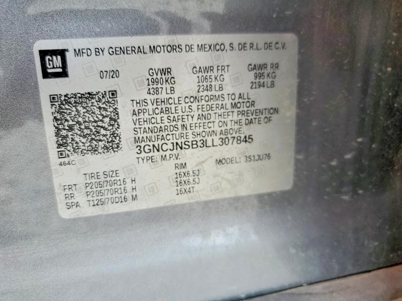 2020 CHEVROLET TRAX LS 13