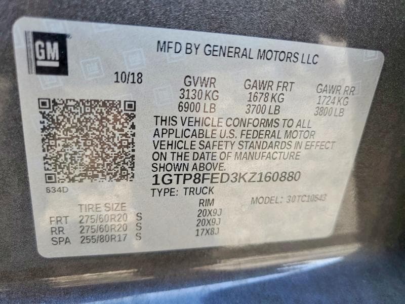 2019 GMC SIERRA C1500 DENALI 13