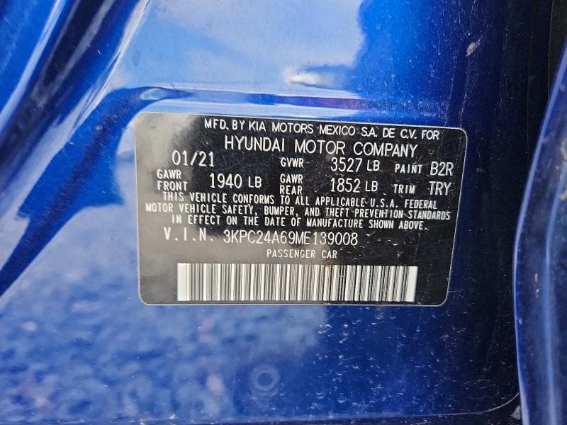 2021 HYUNDAI ACCENT SE 12