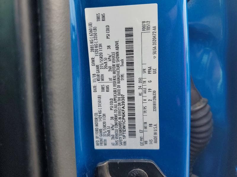 2019 FORD F150 SUPERCREW 13