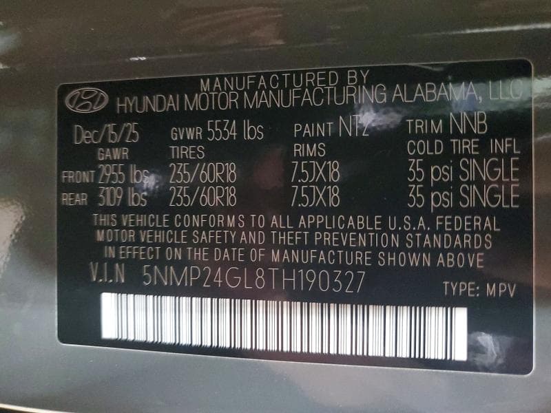 2026 HYUNDAI SANTA FE SEL 14