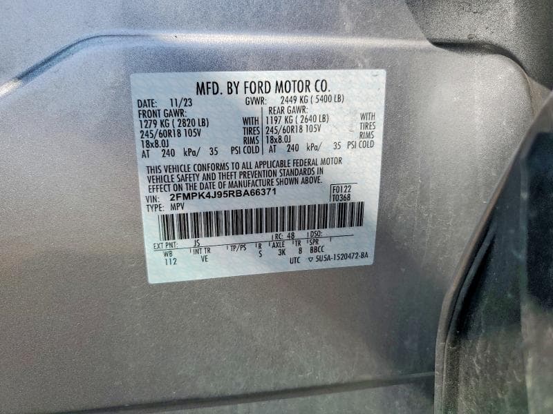 2024 FORD EDGE SEL 13
