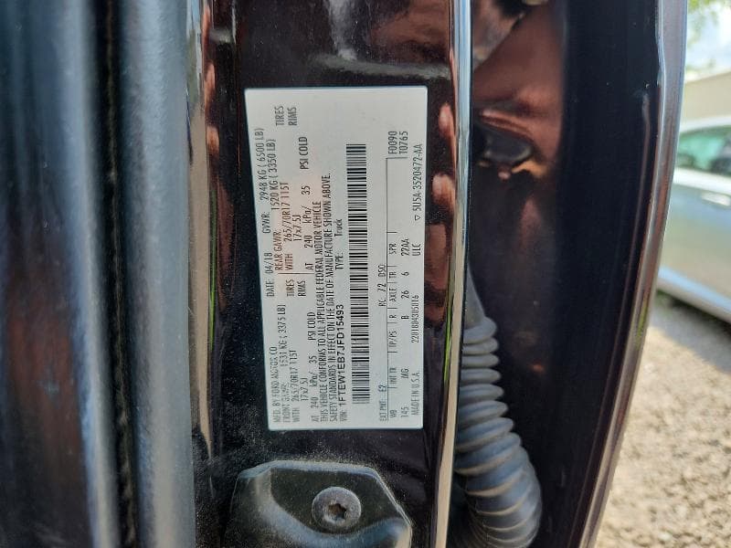 2018 FORD F150 SUPERCREW 12