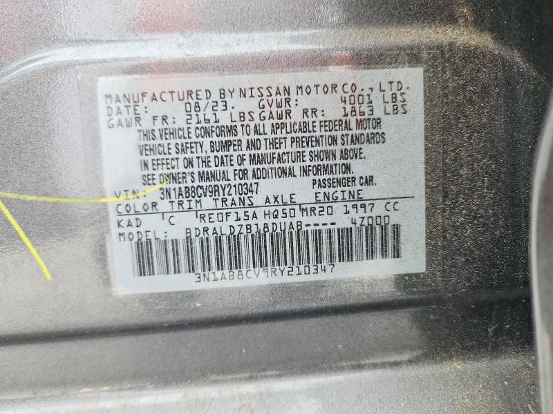 2024 NISSAN SENTRA SV 12