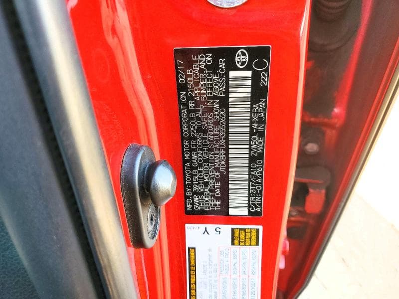 2017 TOYOTA PRIUS TWO 12