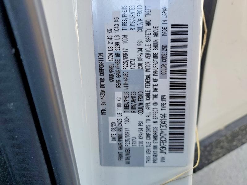 2021 MAZDA CX-5 TOURING 12