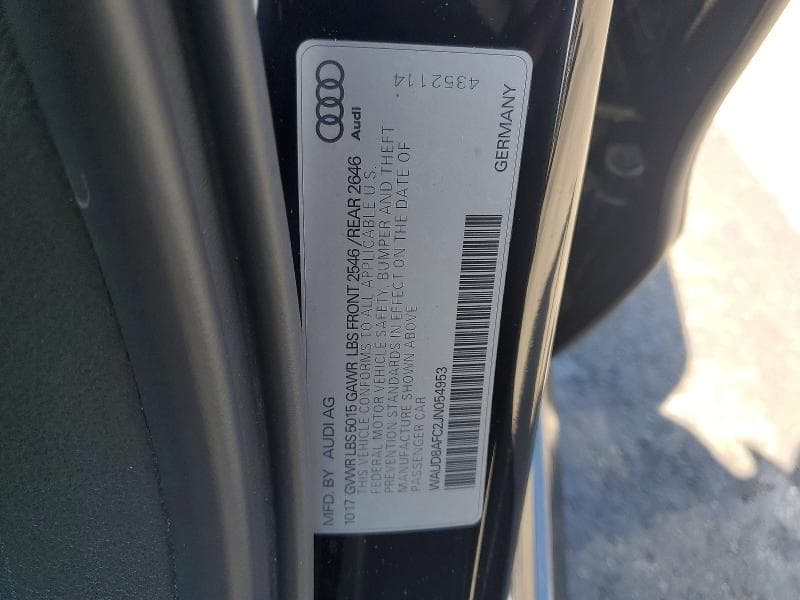 2018 AUDI A6 PREMIUM PLUS 12