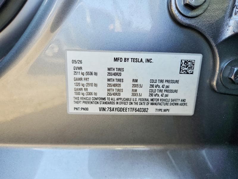 2026 TESLA MODEL Y 13