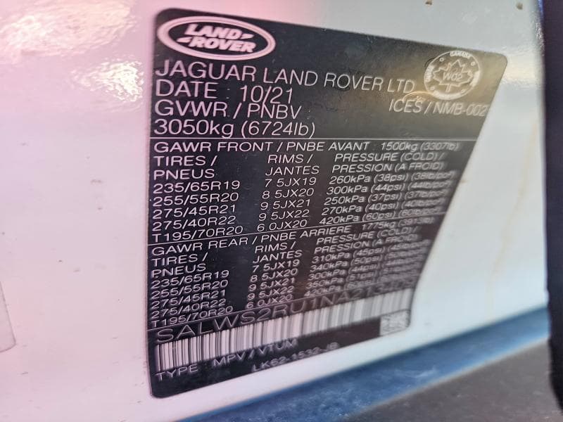 2022 LAND ROVER RANGE ROVER SPORT HST 13