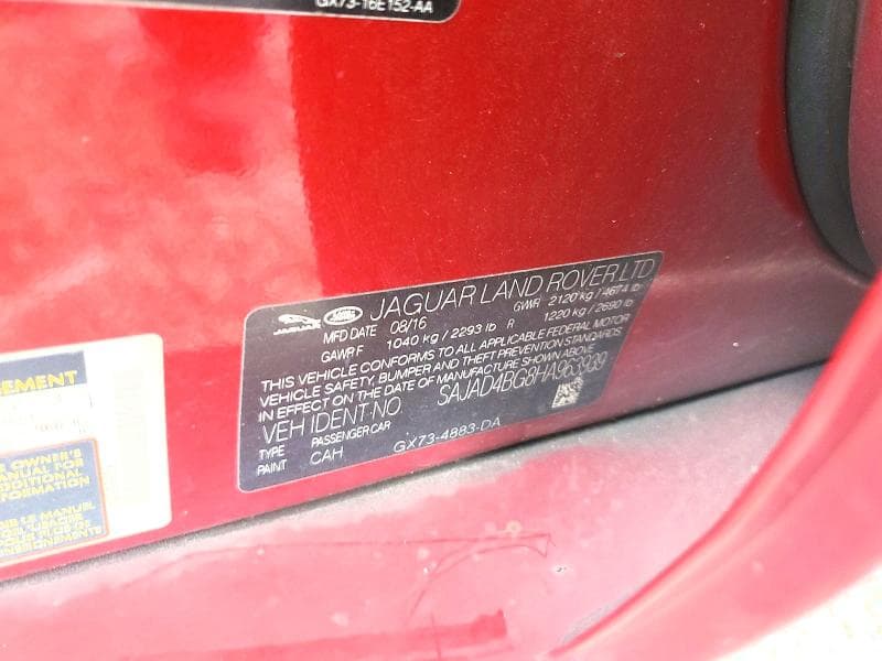 2017 JAGUAR XE PREMIUM 12