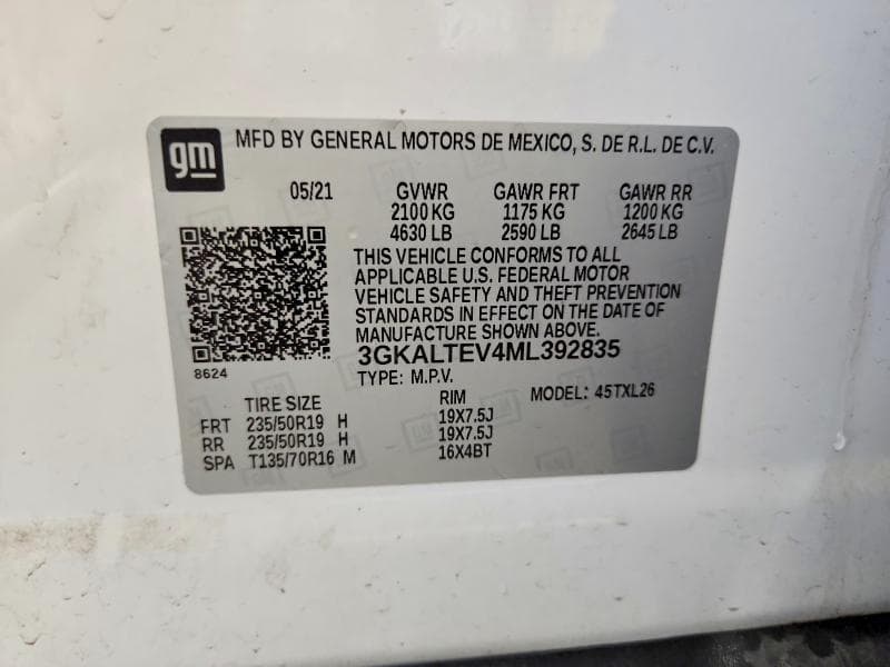 2021 GMC TERRAIN SLE 14