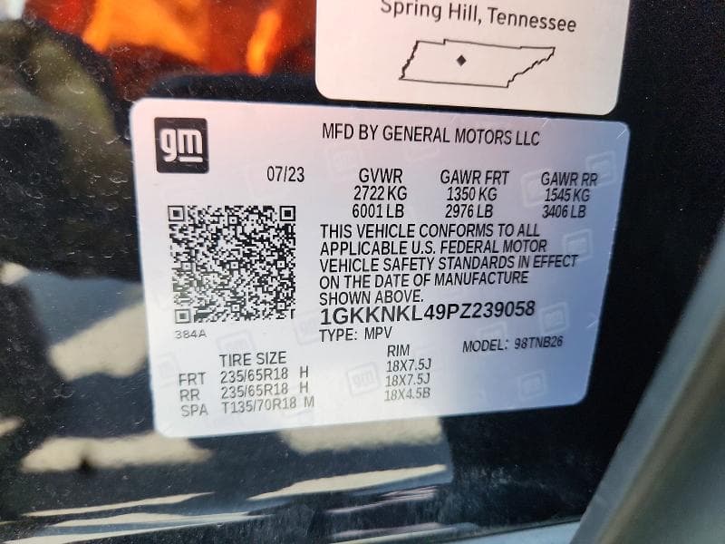 2023 GMC ACADIA SLE 14