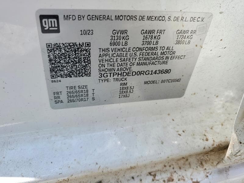 2024 GMC SIERRA C1500 SLT 12