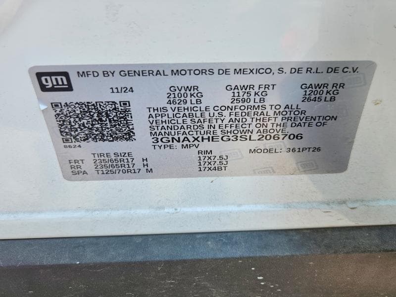 2025 CHEVROLET EQUINOX LT 13