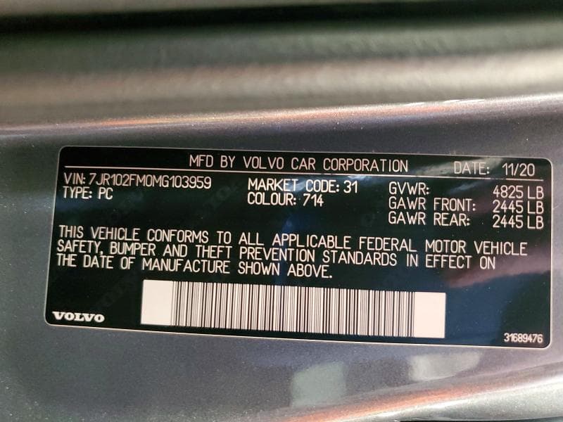 2021 VOLVO S60 T5 R-DESIGN 12
