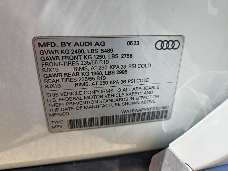 2023 AUDI Q5 PREMIUM PLUS 45 13