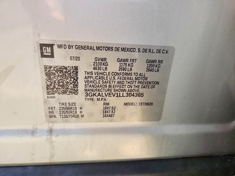 2020 GMC TERRAIN SLT 12