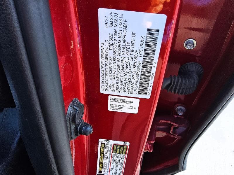 2023 HONDA RIDGELINE RTL-E 12