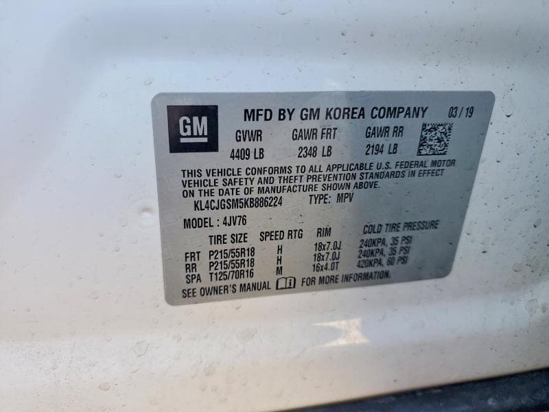 2019 BUICK ENCORE ESSENCE 13