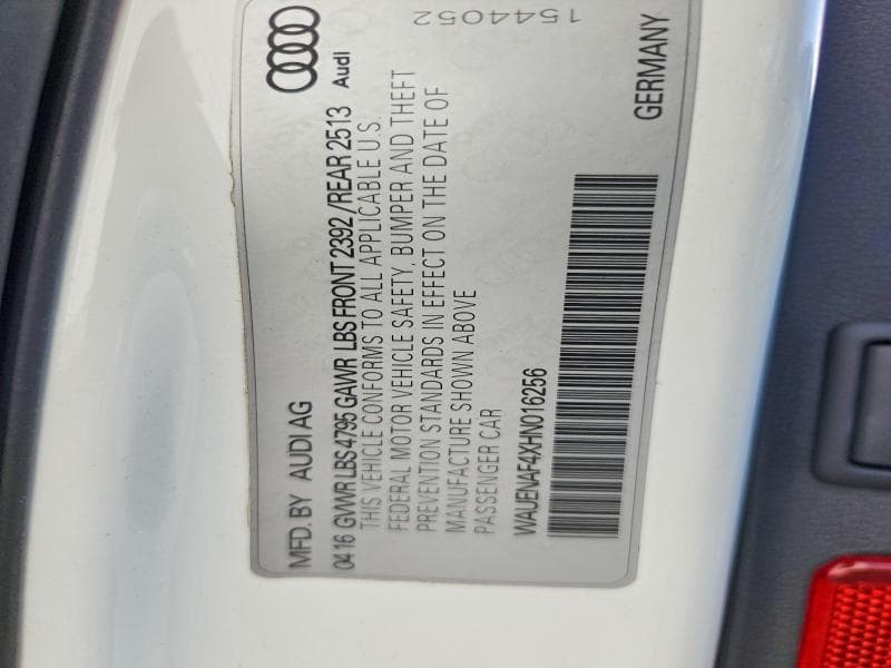 2017 AUDI A4 PREMIUM PLUS 12